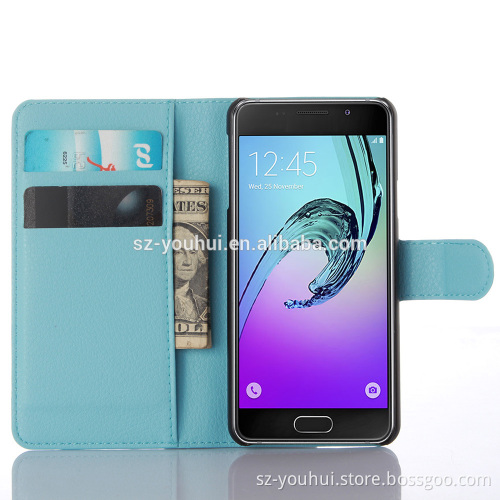 Wholesale Folio Stand Case for Samsung GALAXY A3 A310 PU Leather Flip Cover with Wallet